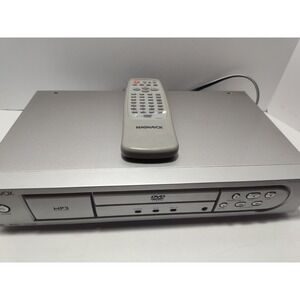 Magnavox DVD CD Player MDV410SL OS Silver Good MP3 TruSurround Tested Working